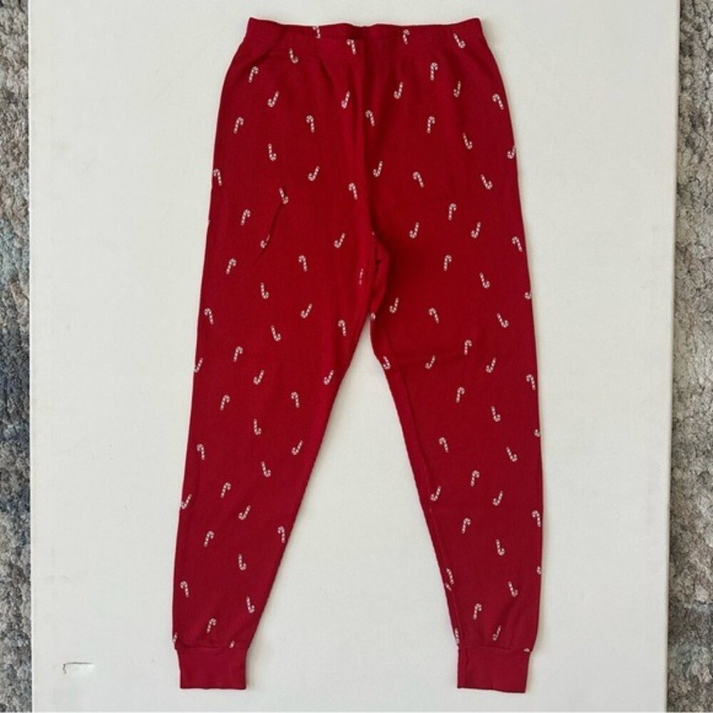 Carter’s Adult 2-Piece Candy Cane Thermal Pajamas Size S - Picture 9 of 16